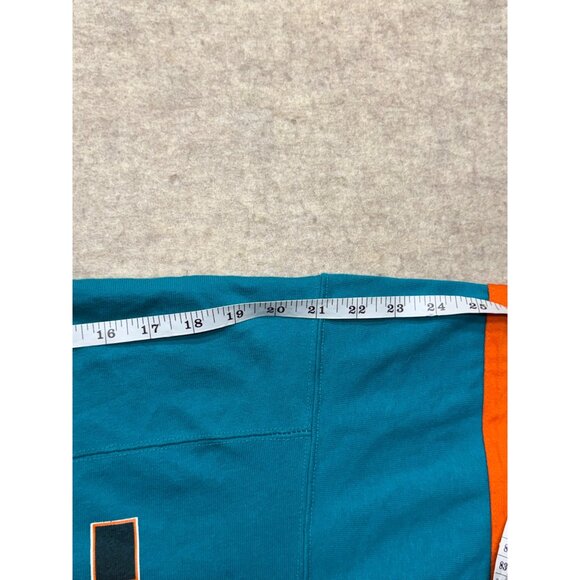 Vintage Miami Dolphins NFL T-shirt Team Rated Made in USA Oversized V-neck Slouc - Picture 10 of 10